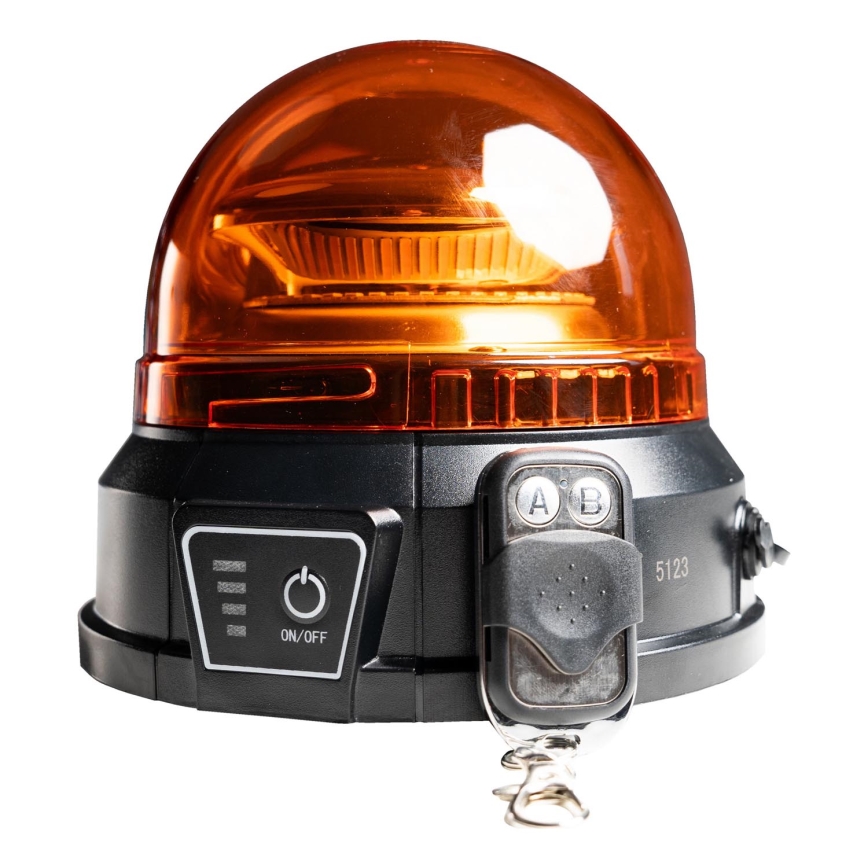 LED Brīdinājuma bāka LED/12-24V IP65 + tālvadības pults