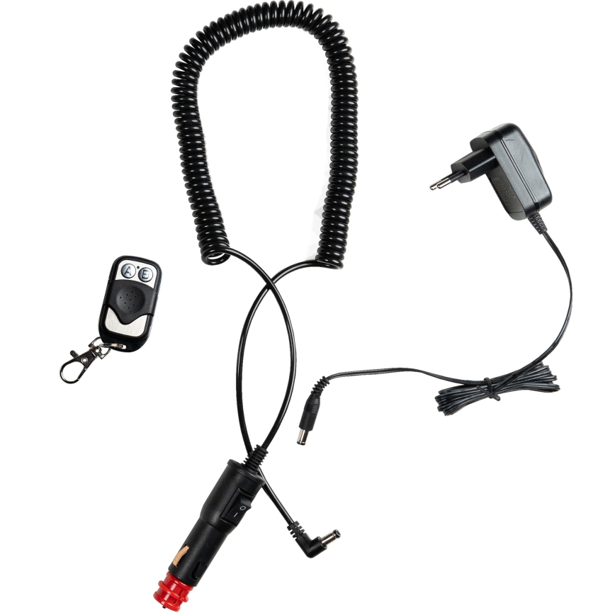 LED Brīdinājuma bāka LED/12-24V IP65 + tālvadības pults