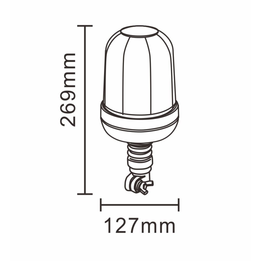 LED Brīdinājuma bāka LED/12-24V IP66