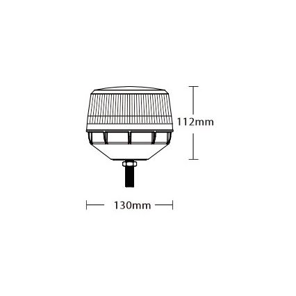 LED Brīdinājuma bāka LED/12-24V IP67