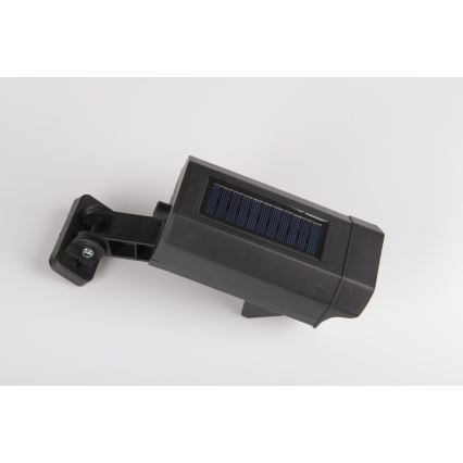 LED Butaforiska drošības kamera ar sensoru un ar saules enerģijas paneli LED/5W/5,5V 800 mAh IP65 + tālvadības pults