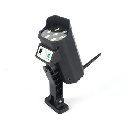 LED Butaforiska drošības kamera ar sensoru un ar saules enerģijas paneli LED/5W/5,5V 800 mAh IP65 + tālvadības pults