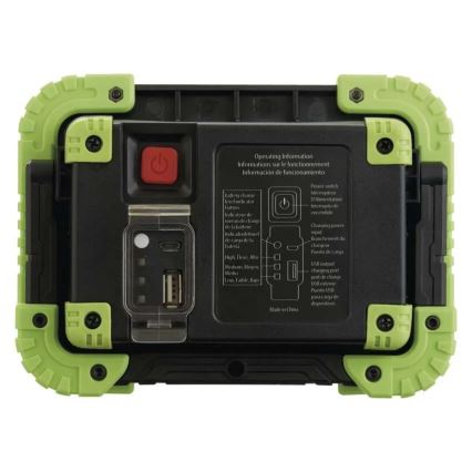 LED COB Uzlādējama Prožektors LED/3,7V 3000 mAh IP44