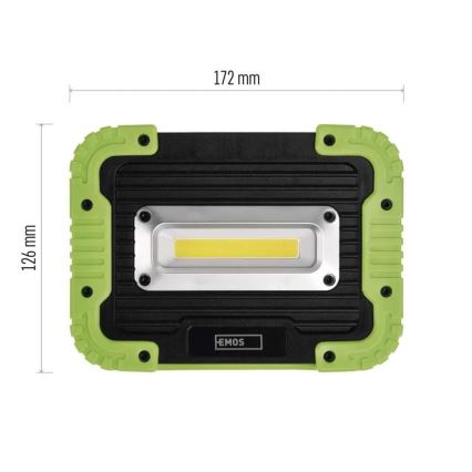 LED COB Uzlādējama Prožektors LED/3,7V 3000 mAh IP44
