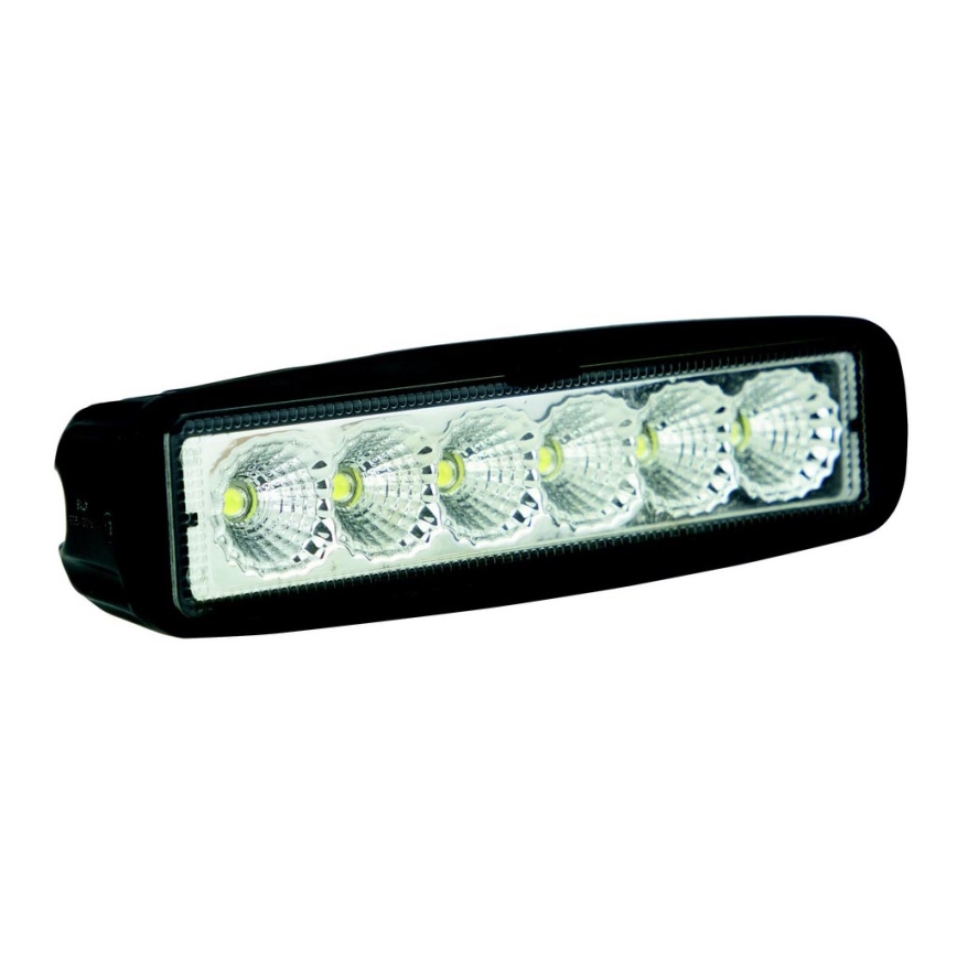 LED Darba gaismeklis EPISTAR 6xLED/18W/10-30V IP67 6,000K