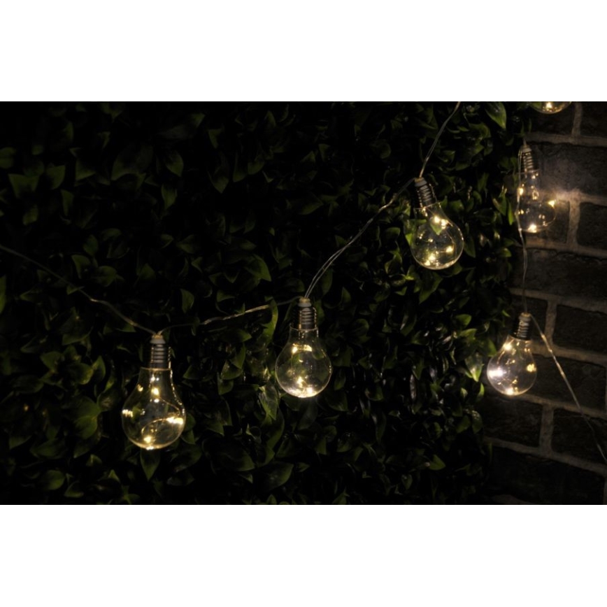 LED dekoratīvā gaismas virtene SMOLDER 5,3 m 20xLED/2,7W/230V