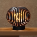 LED Dekoratīva galda lampa LED/3xAA melna/varš