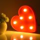 LED Dekoratīva lampa HEART LED/2xAA
