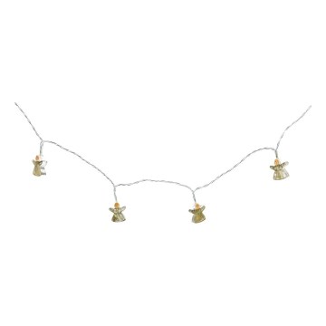 LED dekoratīva virtene 10xLED/2xAA 1,65m silta balta