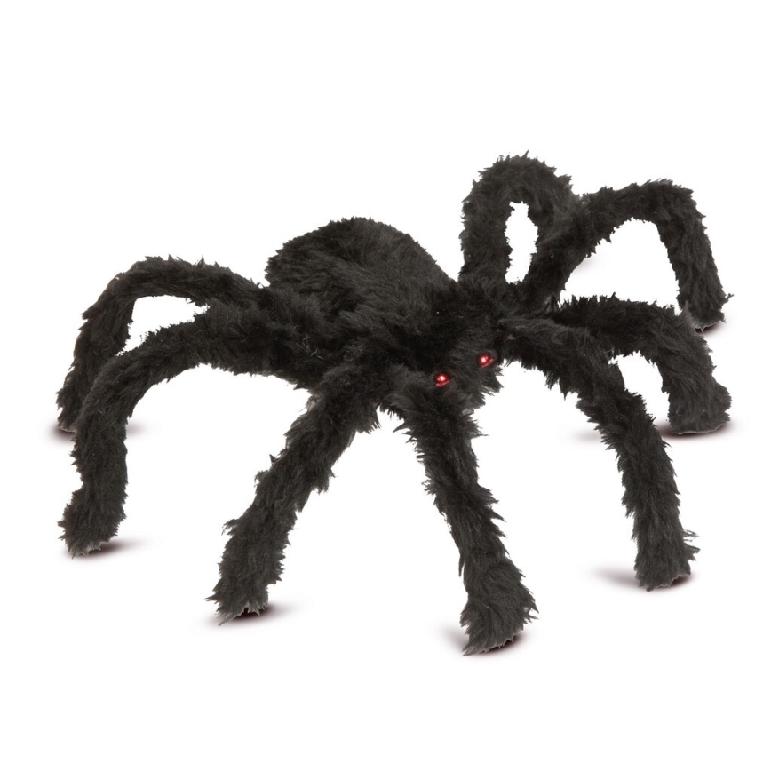 LED Dekoratīva virtene HALLOWEEN LED/5V/8 funkcijas zirnekļa tīkls + tālvadības pults