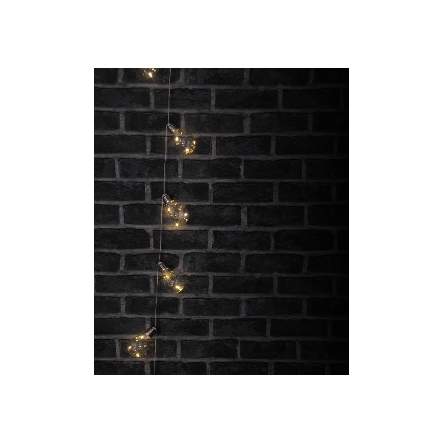 LED Dekoratīvā virtene SMOLDER 2,1 m 10xLED/2xAA