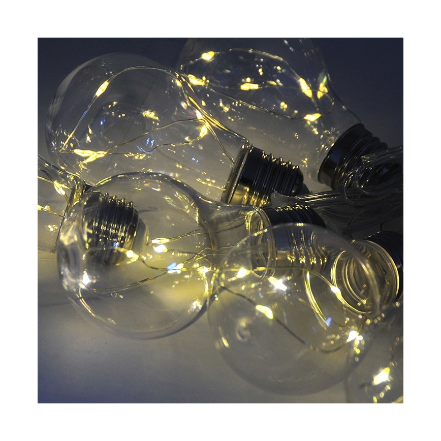LED Dekoratīvā virtene SMOLDER 2,1 m 10xLED/2xAA