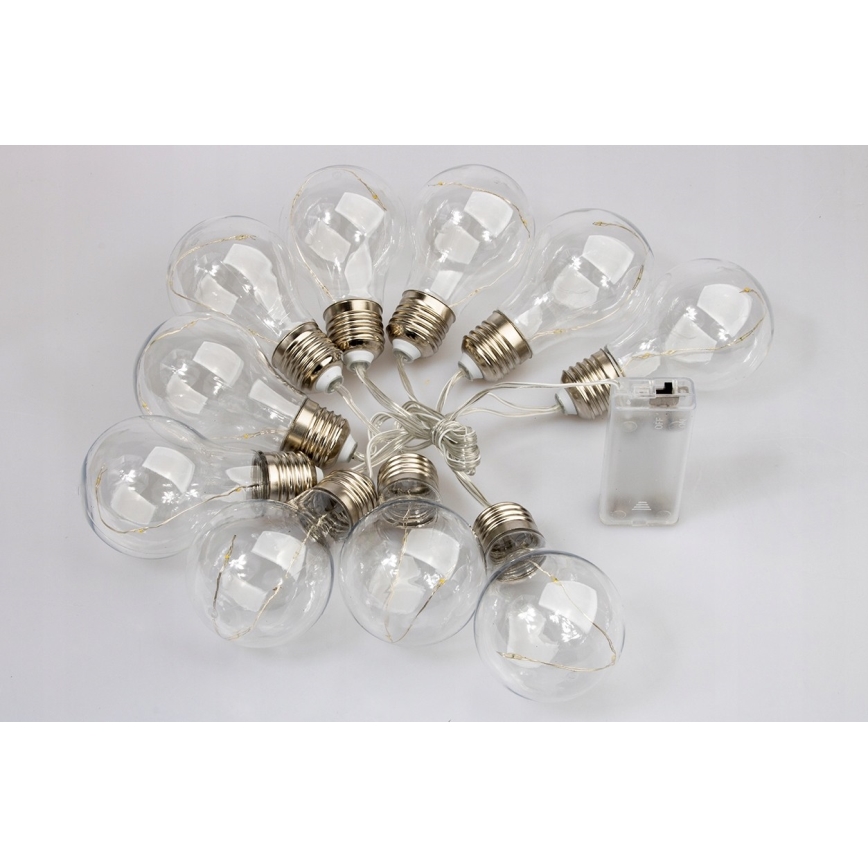 LED Dekoratīvā virtene SMOLDER 2,1 m 10xLED/2xAA