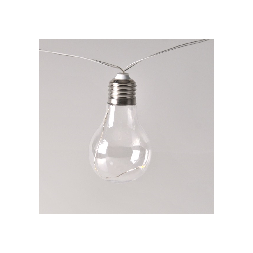 LED Dekoratīvā virtene SMOLDER 2,1 m 10xLED/2xAA