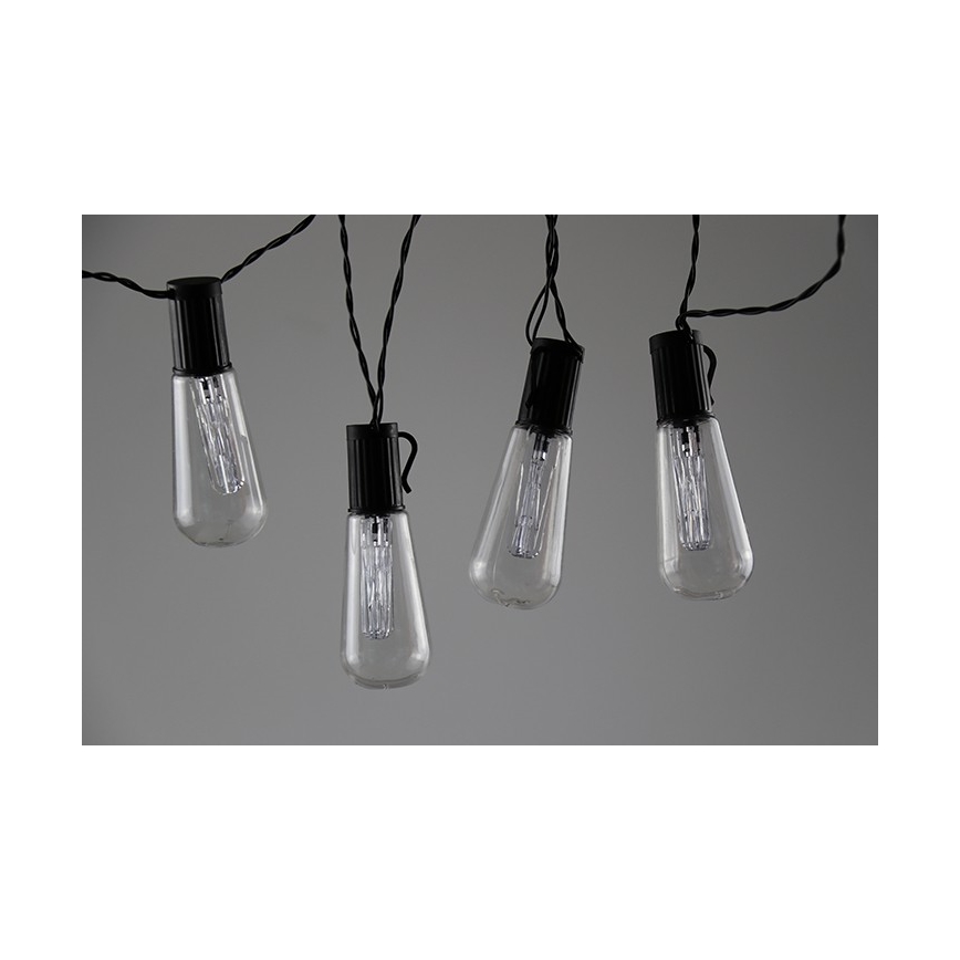 LED Dekoratīvais virtenis EDISON 2,65 m 10xLED/2xAA