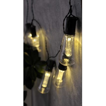 LED Dekoratīvais virtenis EDISON 2,65 m 10xLED/2xAA