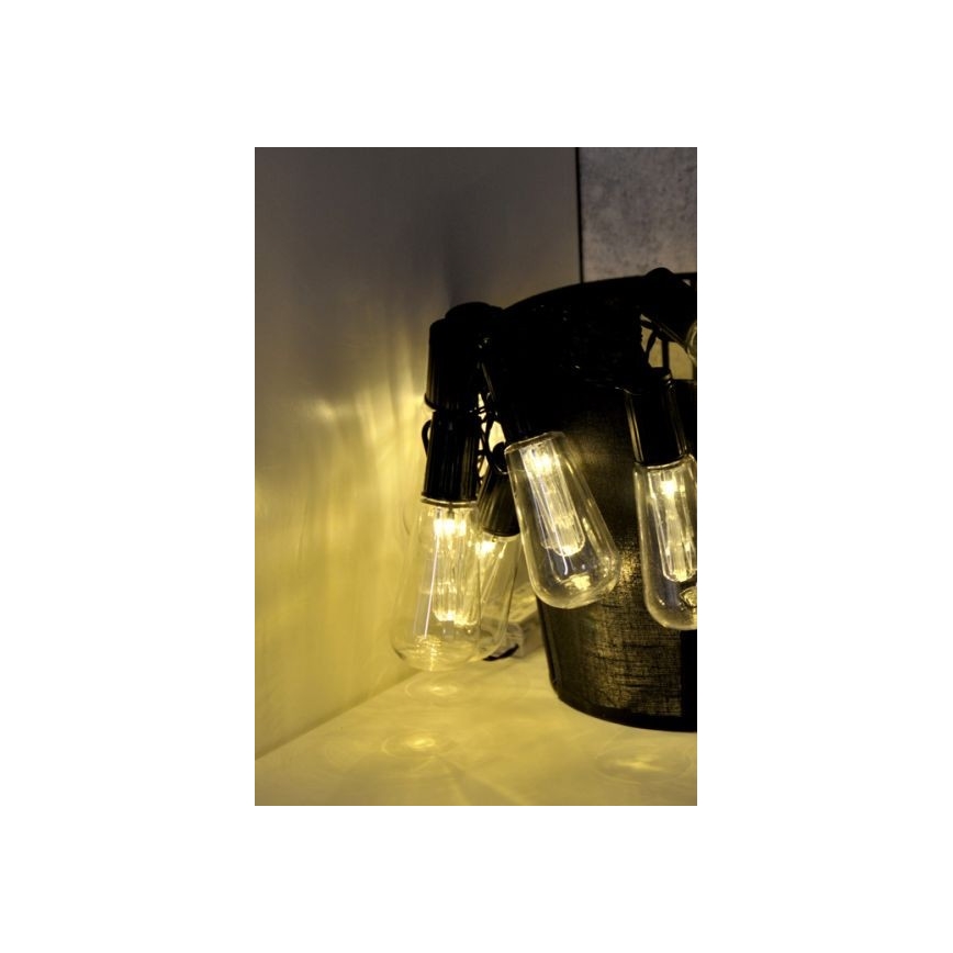 LED Dekoratīvais virtenis EDISON 2,65 m 10xLED/2xAA