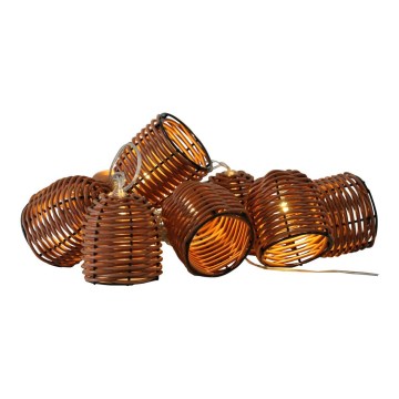 LED dekoratīvs apgaismojums KORG 10xLED/2xAA