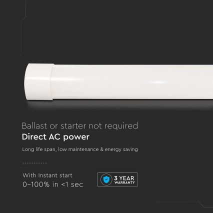 LED Dienasgaismas lampa LED/10W/230V 6500K 30 cm balta