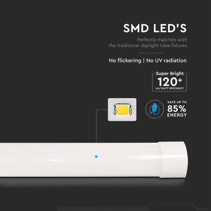 LED Dienasgaismas lampa LED/20W/230V 6500K 60 cm balta