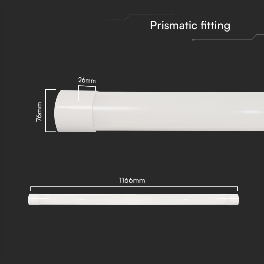 LED Dienasgaismas lampa LED/40W/230V 3000/4000/6500K 116 cm