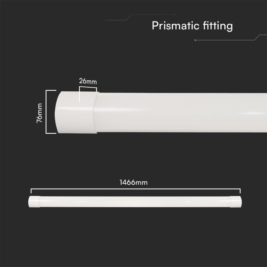 LED Dienasgaismas lampa LED/50W/230V 3000/4000/6500K 146 cm