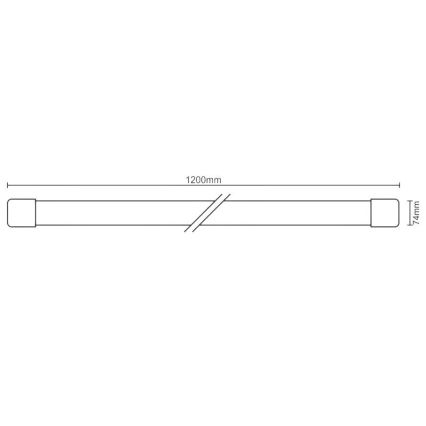 LED Dienasgaismas lampa LED/72W/230V 4000K 120 cm