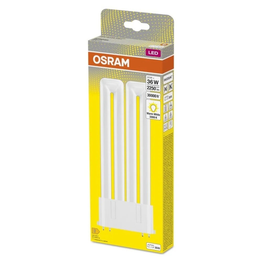 LED Dienasgaismas spuldze 2G10/20W/230V 3000K - Osram