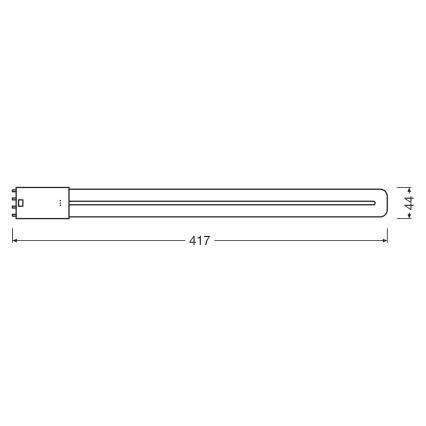 LED Dienasgaismas spuldze 2G11/18W/230V 4000K - Osram