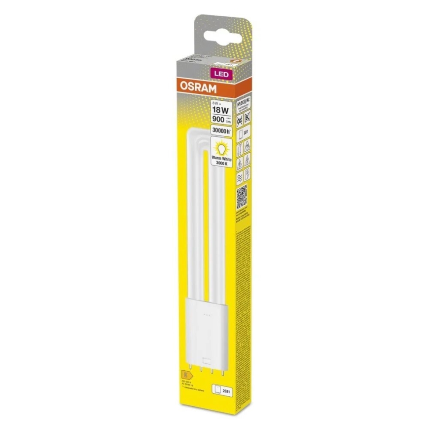 LED Dienasgaismas spuldze 2G11/8W/230V 3000K - Osram