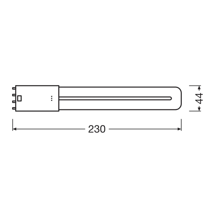 LED Dienasgaismas spuldze 2G11/8W/230V 3000K - Osram