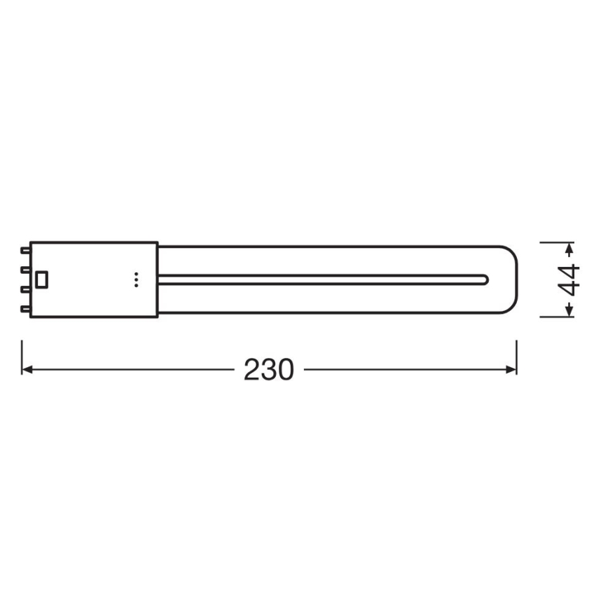 LED Dienasgaismas spuldze 2G11/8W/230V 4000K - Osram