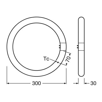 LED Dienasgaismas spuldze G10q/18,3W/230V 4000K - Osram