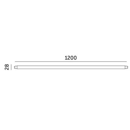 LED Dienasgaismas spuldze T8 G13/18W/230V 4000K 120 cm