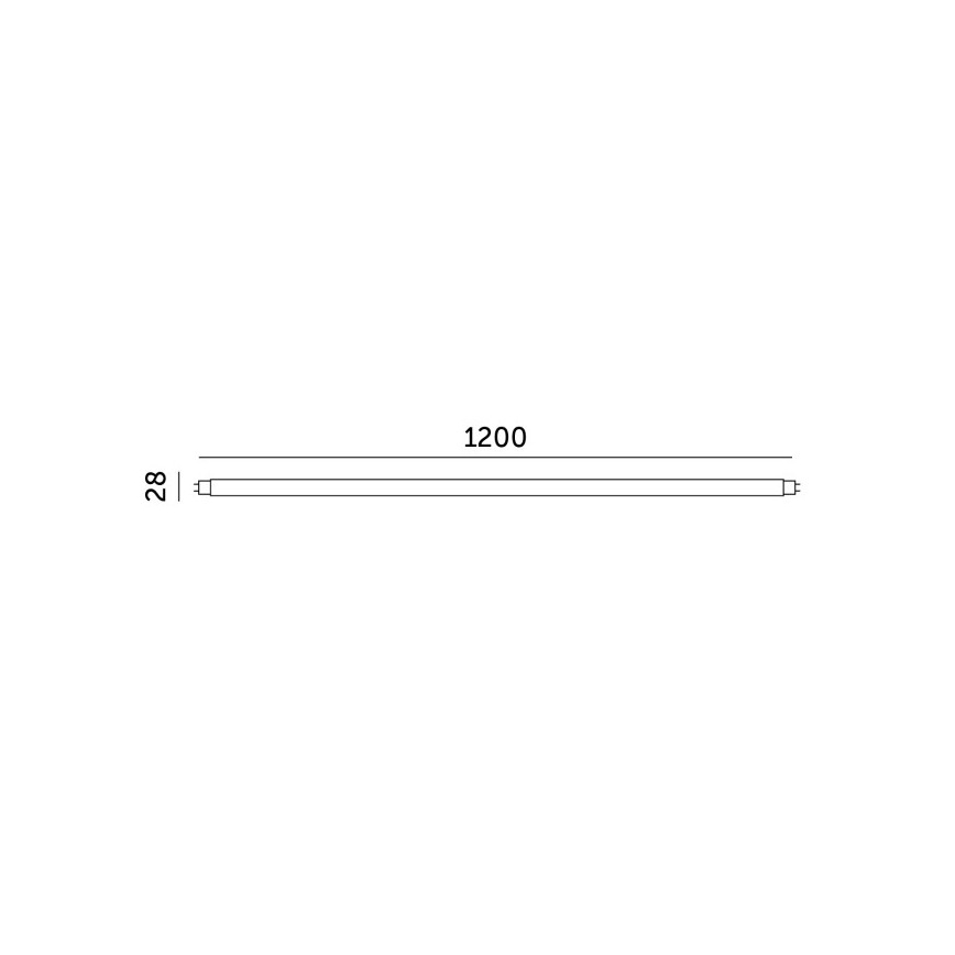 LED Dienasgaismas spuldze T8 G13/18W/230V 6500K 120 cm