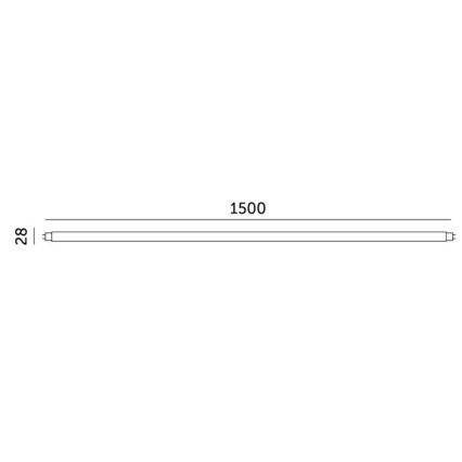 LED Dienasgaismas spuldze T8 G13/22W/230V 6500K 150 cm