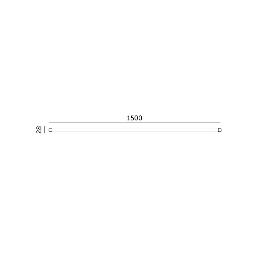 LED Dienasgaismas spuldze T8 G13/22W/230V 6500K 150 cm