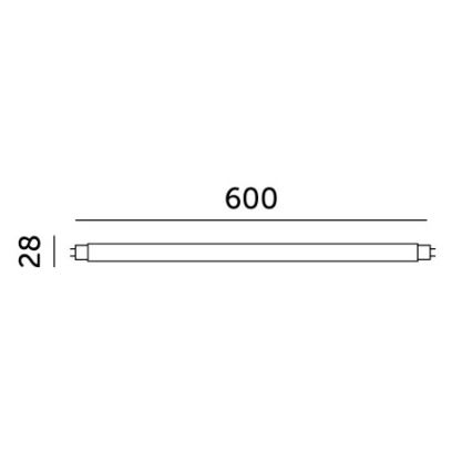 LED Dienasgaismas spuldze T8 G13/9W/230V 6500K 60 cm
