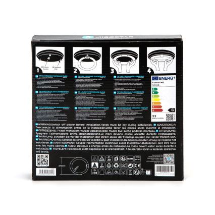 LED Dienasgaismas spuldze T9 G24q-1/22W/230V 6500K - Aigostar