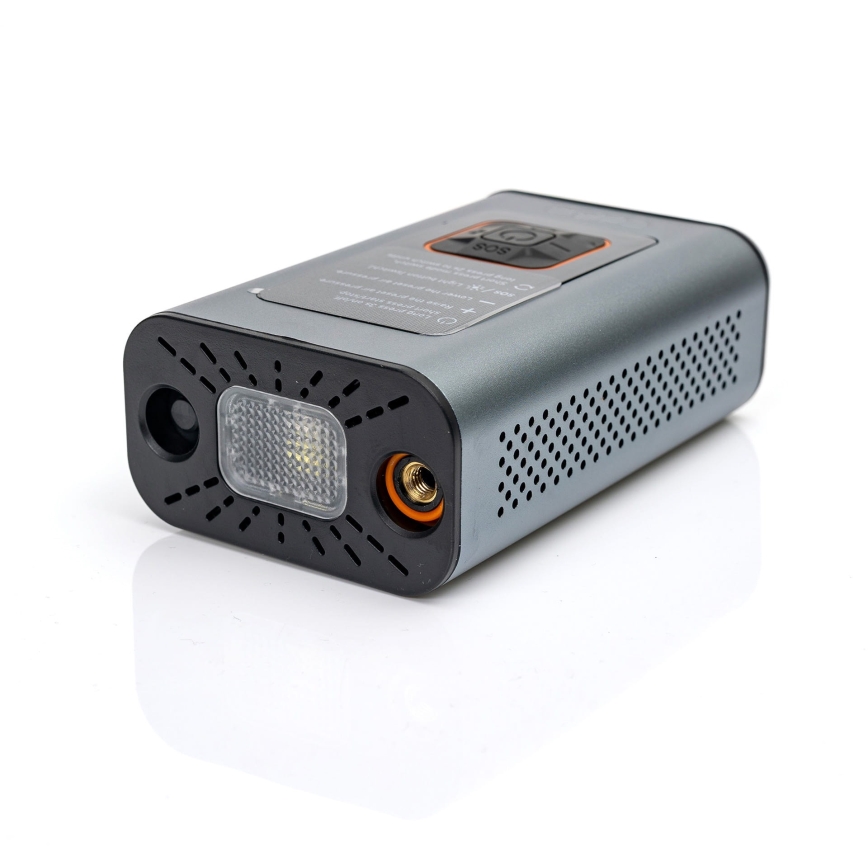 LED Digitālais kabatas kompresors 3in1 4000 mAh 5W melna