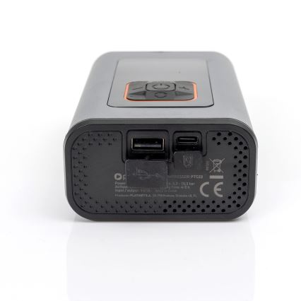 LED Digitālais kabatas kompresors 3in1 4000 mAh 5W melna