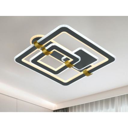 LED dimējama griestu lampa LED/140W/230V 3000-6500K + tālvadības pults