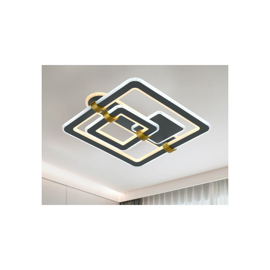 LED dimējama griestu lampa LED/140W/230V 3000-6500K + tālvadības pults