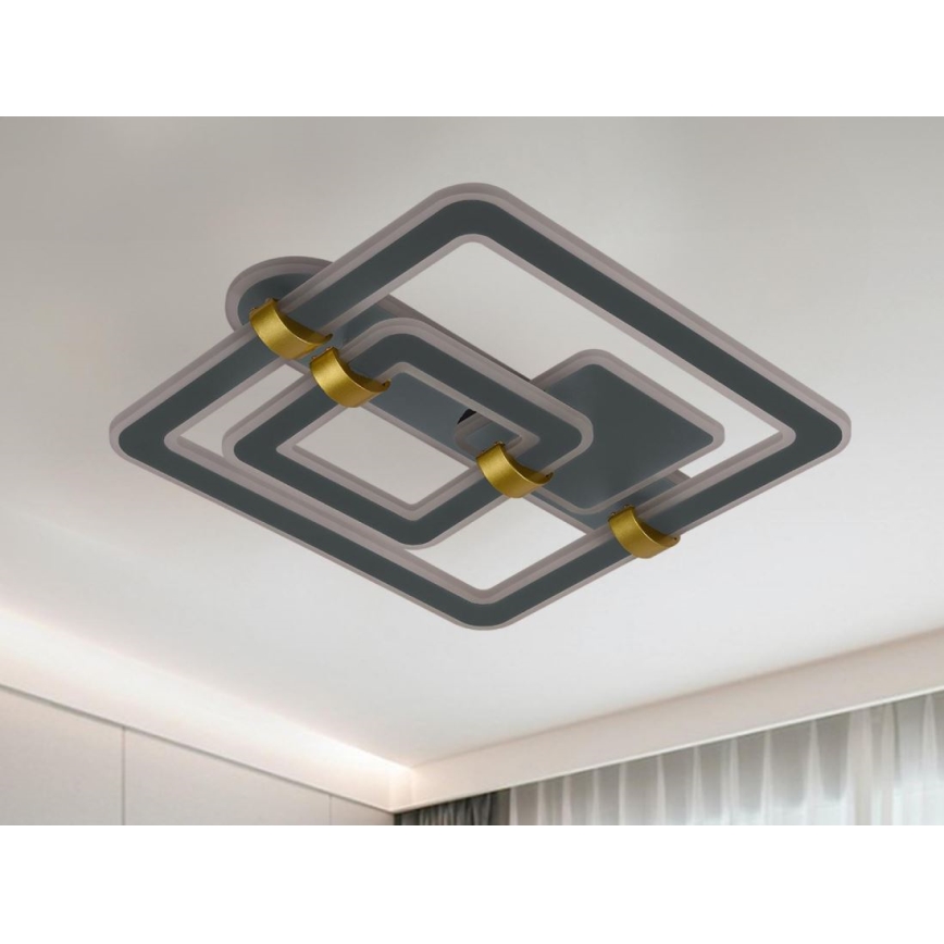 LED dimējama griestu lampa LED/140W/230V 3000-6500K + tālvadības pults