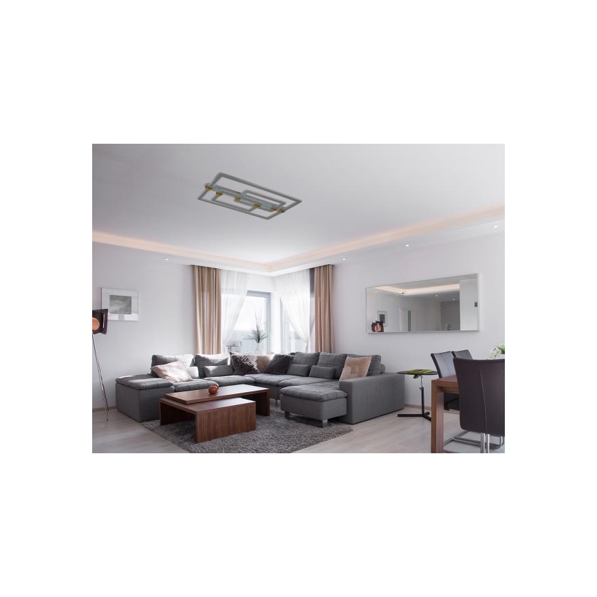 LED dimējama griestu lampa LED/280W/230V 3000-6500K + tālvadības pults