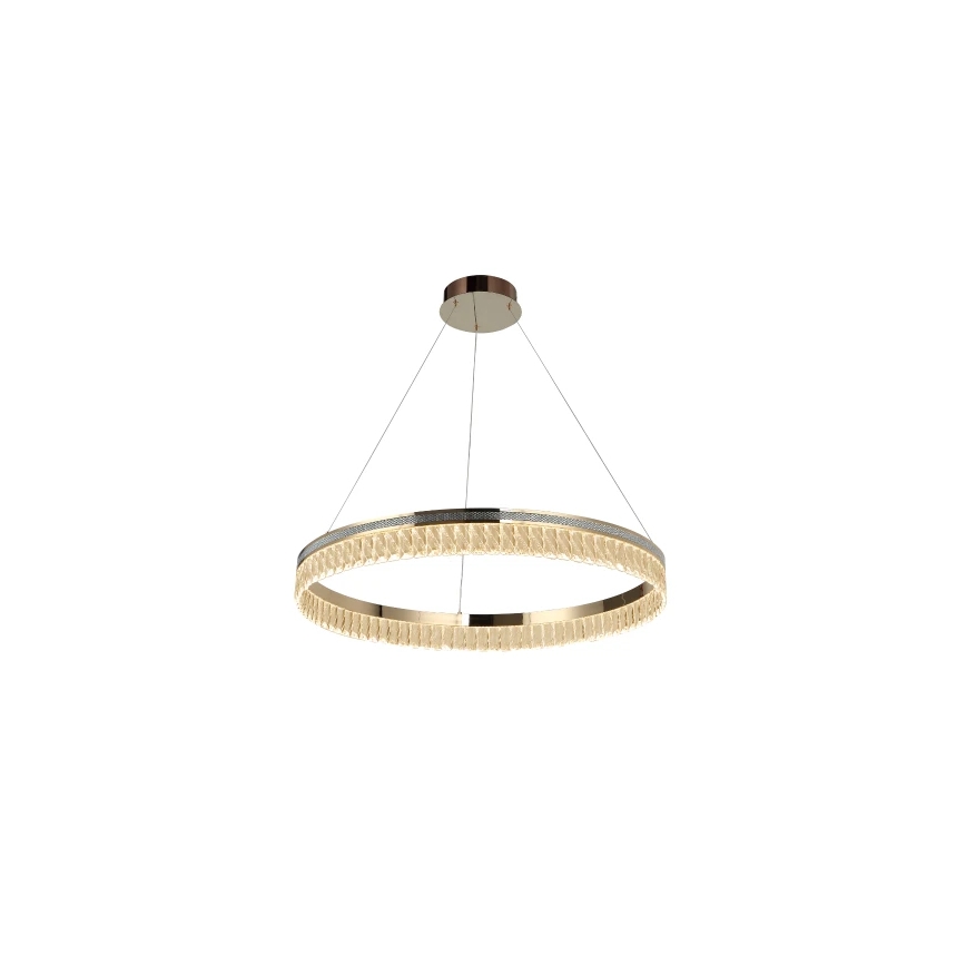 Dimējams LED kristāla lustrs uz troses THALIA LED/55W/230V 3000-6000K Ø 80 cm + tālvadības pults