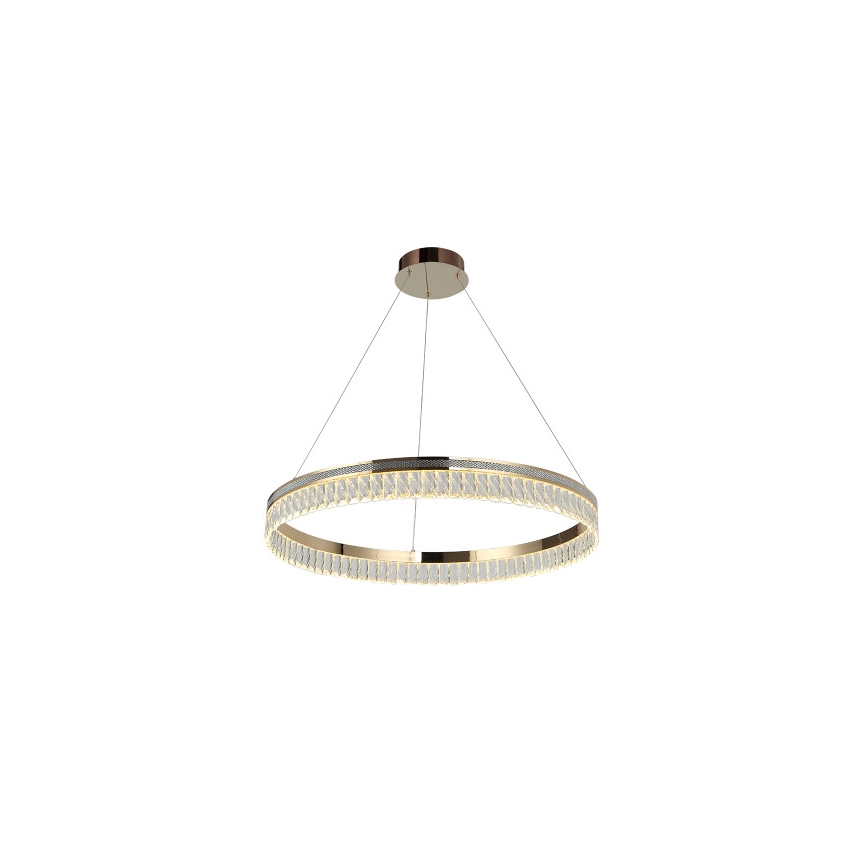 Dimējams LED kristāla lustrs uz troses THALIA LED/55W/230V 3000-6000K Ø 80 cm + tālvadības pults