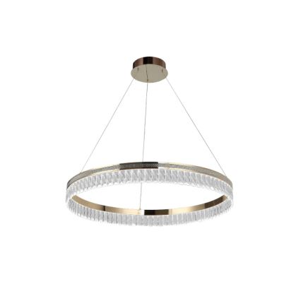 Dimējams LED kristāla lustrs uz troses THALIA LED/55W/230V 3000-6000K Ø 80 cm + tālvadības pults