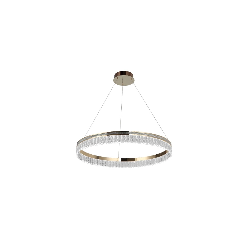 Dimējams LED kristāla lustrs uz troses THALIA LED/55W/230V 3000-6000K Ø 80 cm + tālvadības pults