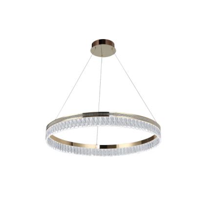 Dimējams LED kristāla lustrs uz troses THALIA LED/55W/230V 3000-6000K Ø 80 cm + tālvadības pults